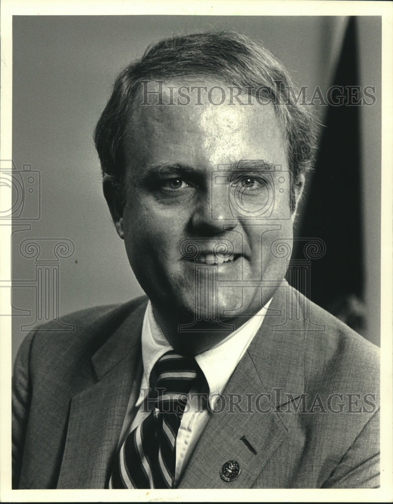 1986 Press Photo United States Wisconsin Representative F. James Sensenbrenner - Historic Images