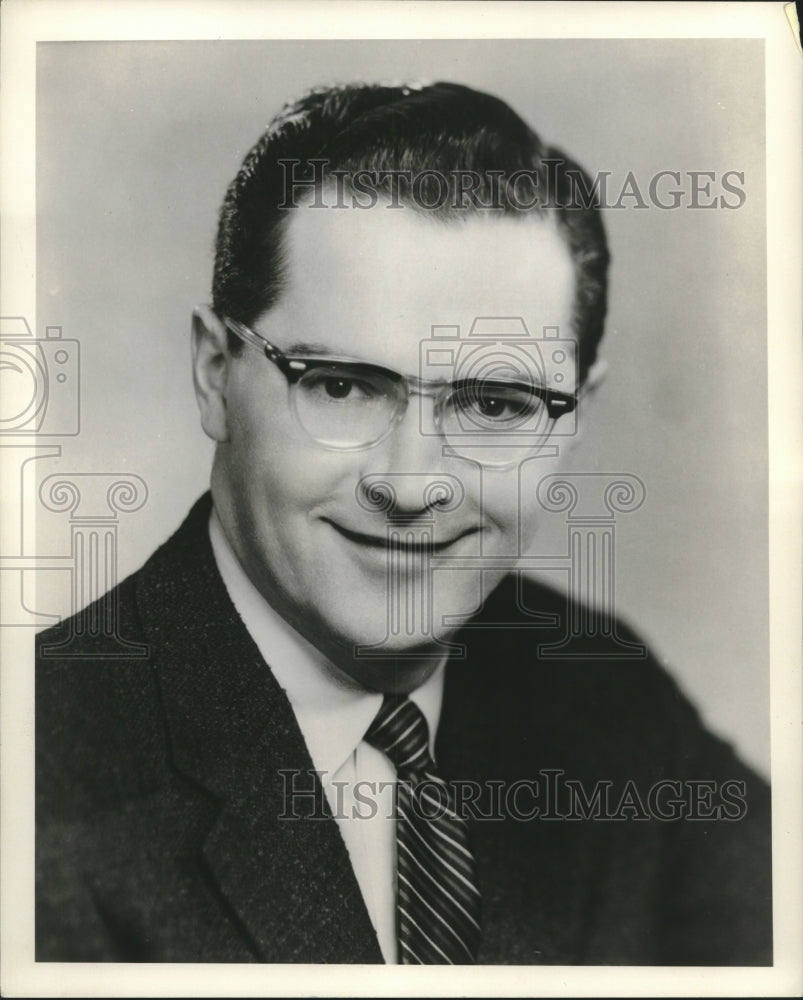 1959 Press Photo Tom Shanahan, WEMP Station Manager - mjc24932- Historic Images