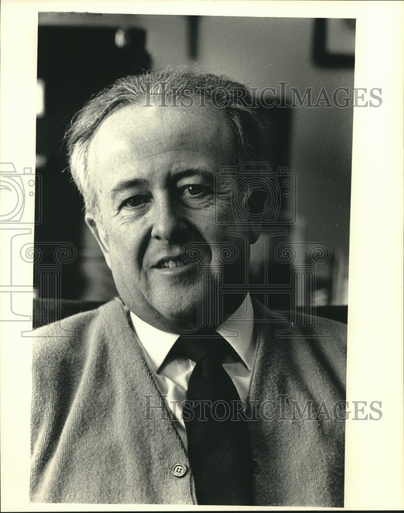 1987 Press Photo Reverend David Sharpe, Co-Chairman of Anti-Gambling Group - Historic Images