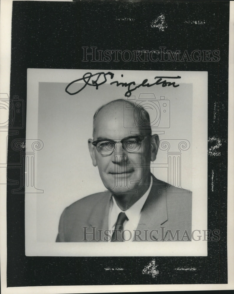 1965 Press Photo Joseph L. Singleton, Senior Vice President of Allis-Chalmers - Historic Images