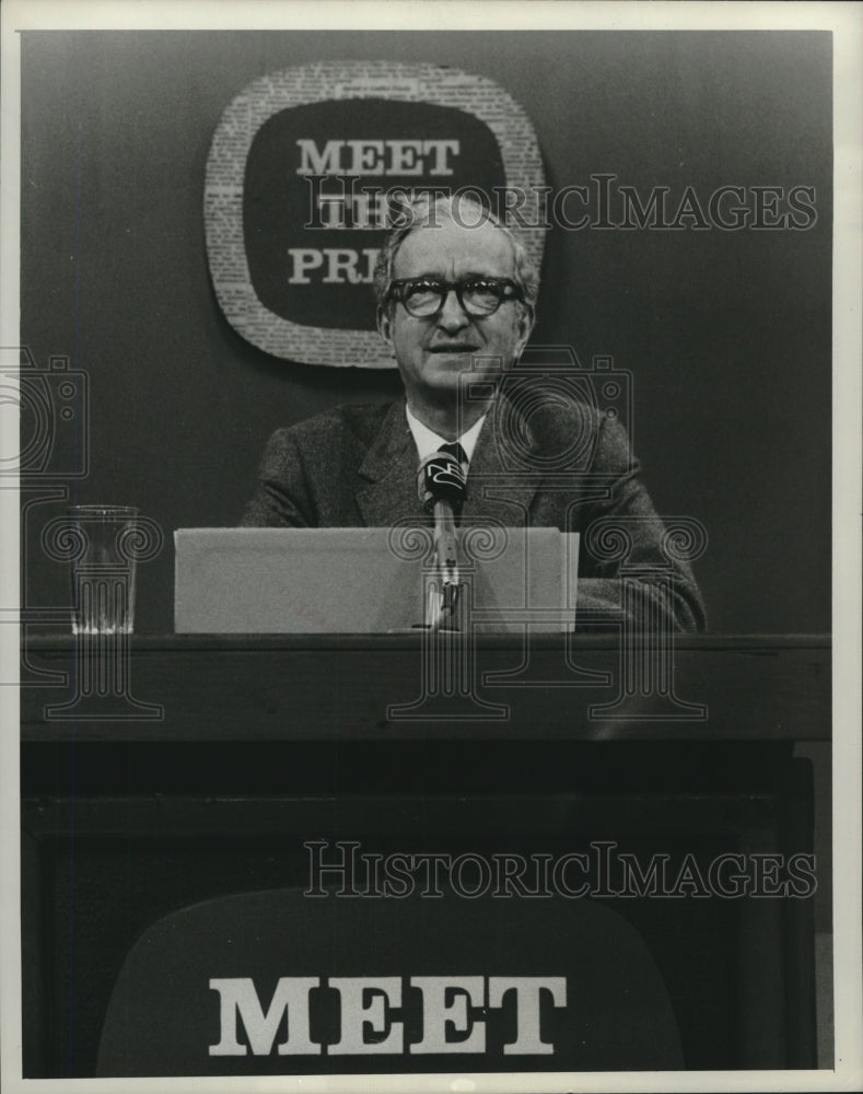 Press Photo Lawrence Spivak, commentator on Meet The Press - mjc24960 - Historic Images