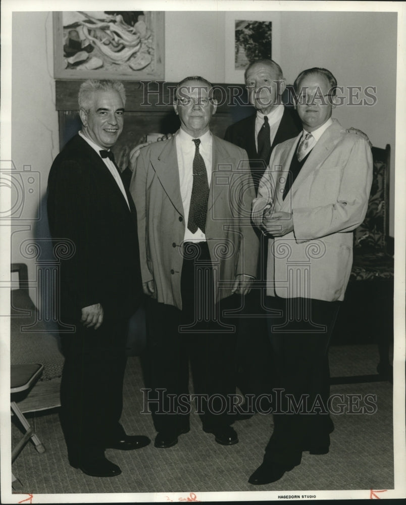 1957, Director Thor Johnson &amp; composers at Peninsula Festival - Historic Images
