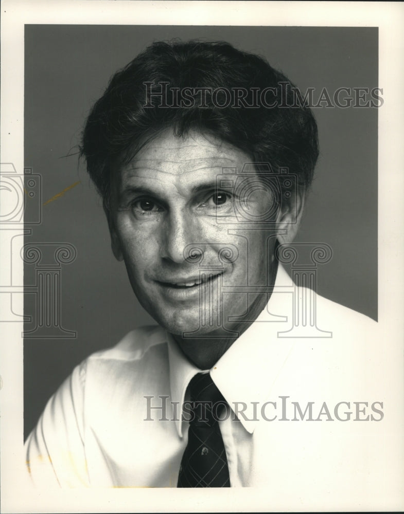 1988, Northeastern Illinois University Basketball Coach Rees Johnson - Historic Images