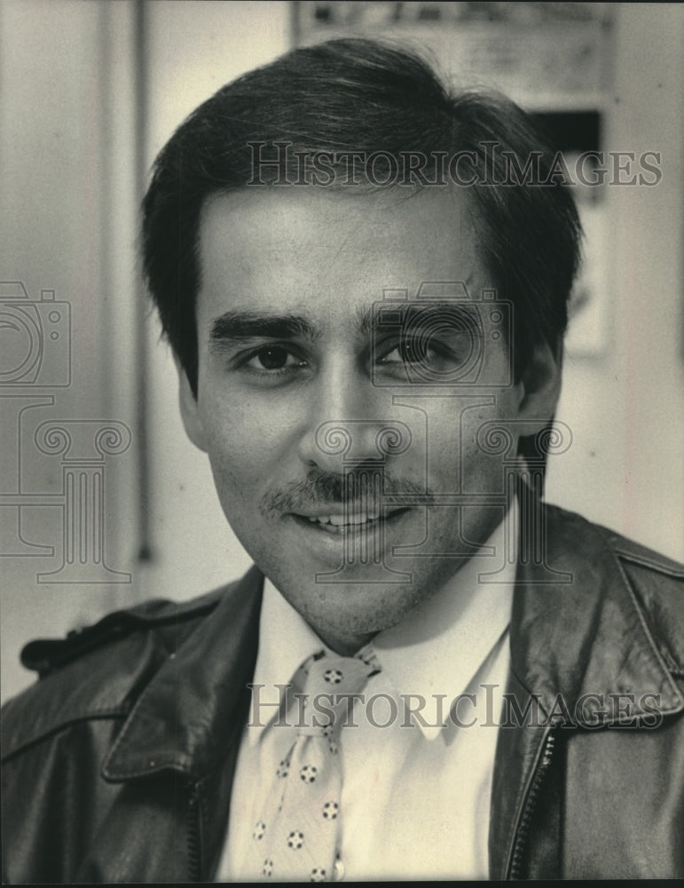 1984 Press Photo John Torres, member of Milwaukee's Minority Media - mjc25088 - Historic Images