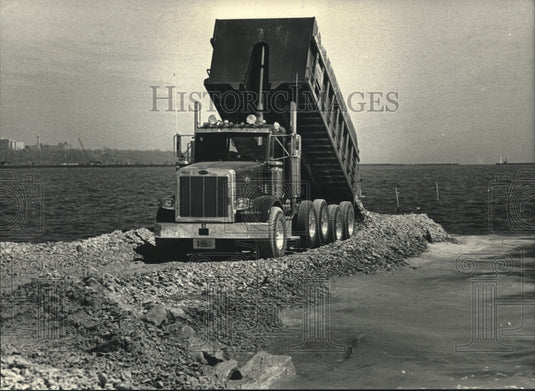 1988, Making of Summerfest Island, Milwaukee, Wisconsin - mjc25183 - Historic Images