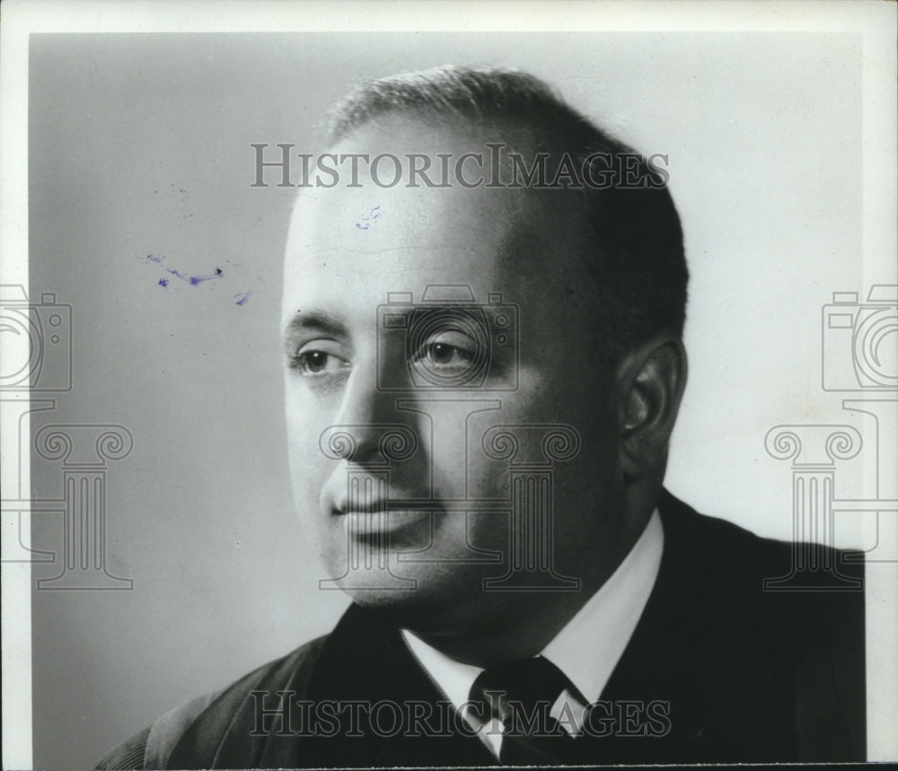 1968 Press Photo Alexander M. Schindler, Union of American Hebrew Congregations - Historic Images