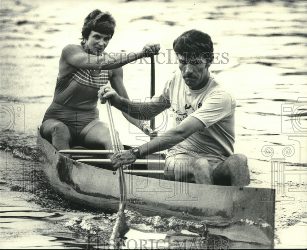 1985 Sports Personalities - Beth &amp; Errol Schluter of Wisconsin - Historic Images