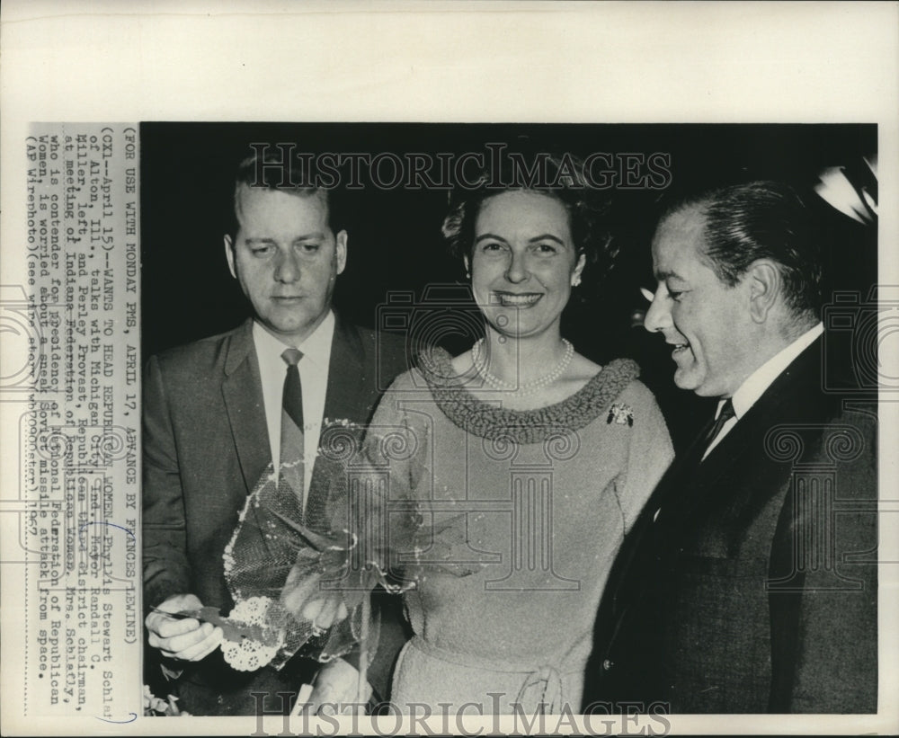 1967, Phyllis Stewart Schlafly and company at federation meeting - Historic Images