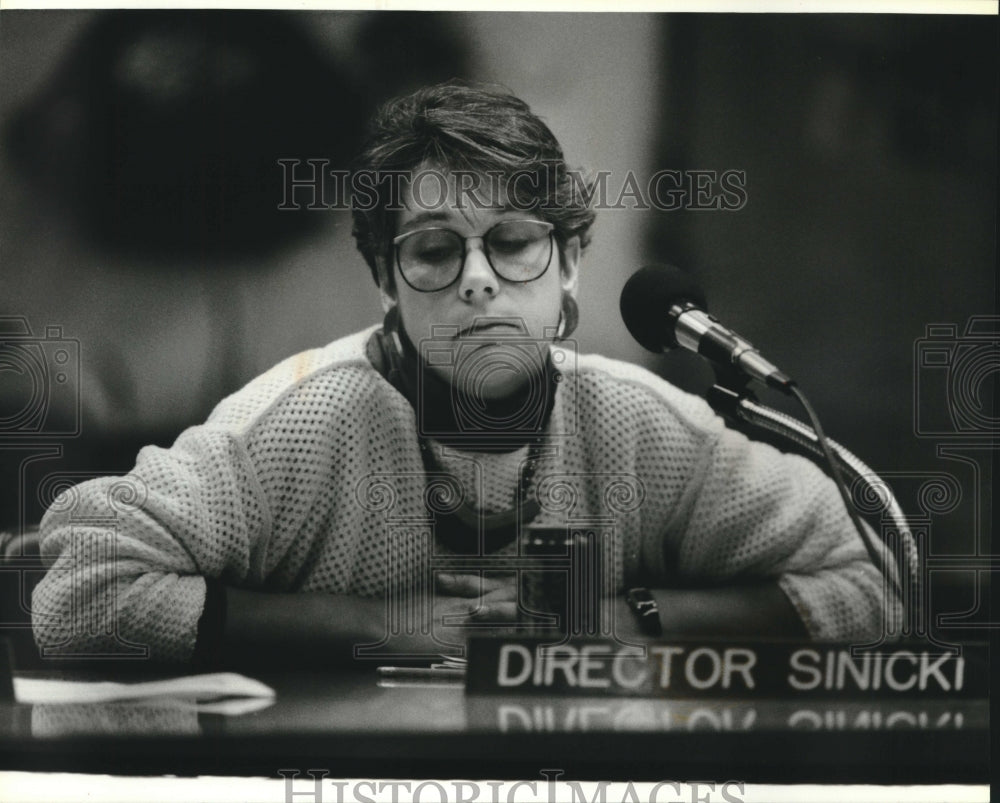 1993, Christine Sinicki discusses vote to reverse tax increase - Historic Images