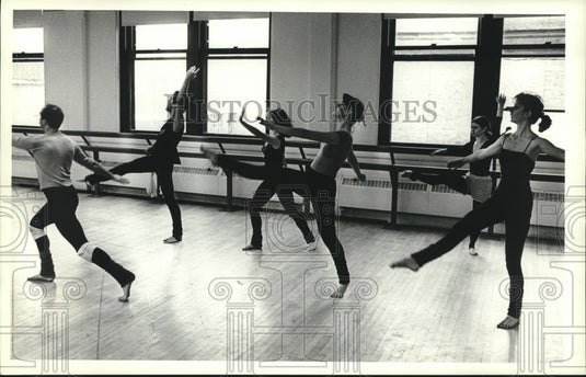 1983 Press Photo University of Wisconsin, Milwaukee, Dancers - mjc25805 - Historic Images