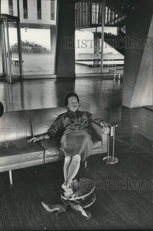 1950, Mrs. Reginald Sykes Arrangements Chairman of the Bal du Lac - Historic Images
