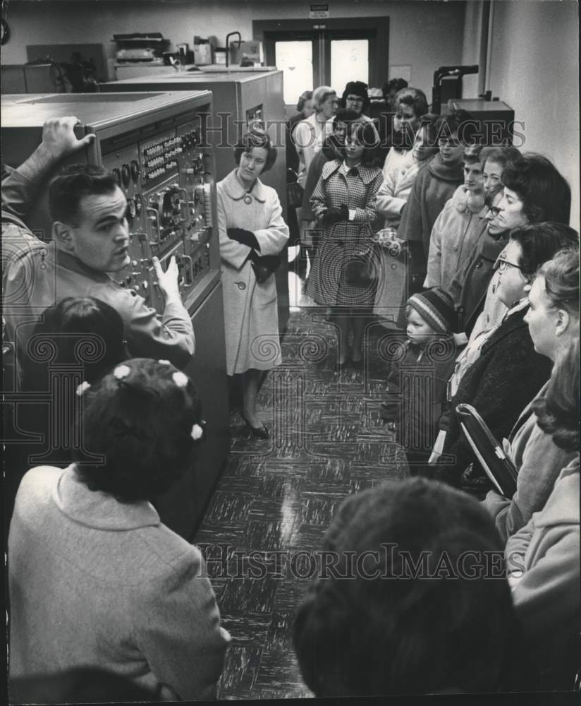 1965, Women touring Nike missile launch site, Milwaukee - mjc26289 - Historic Images