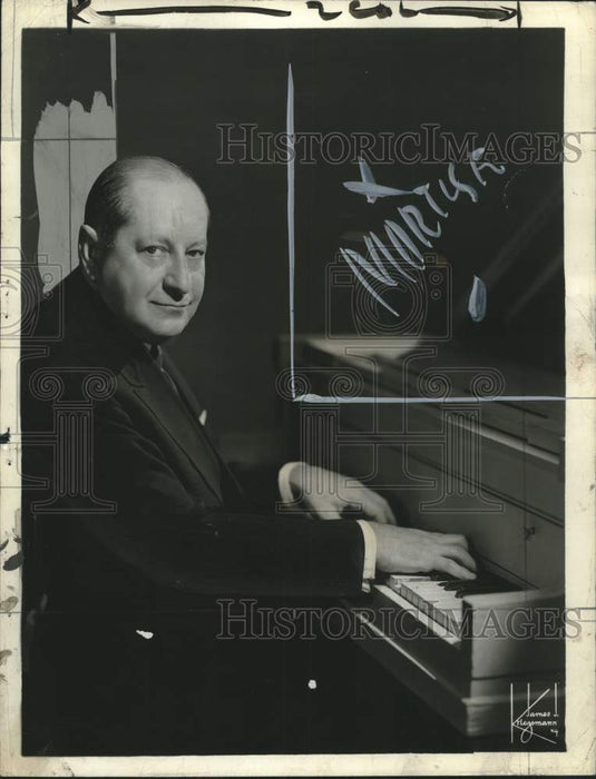 Press Photo Composer-musician Sigmund Romberg - mjc26319 - Historic Images