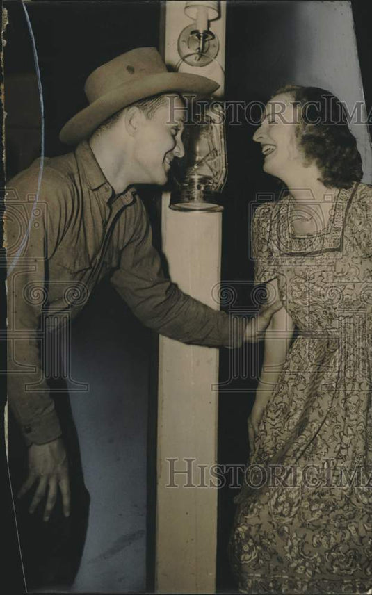 Press Photo Walter Ketter and Martine Roberts - mjc26342 - Historic Images