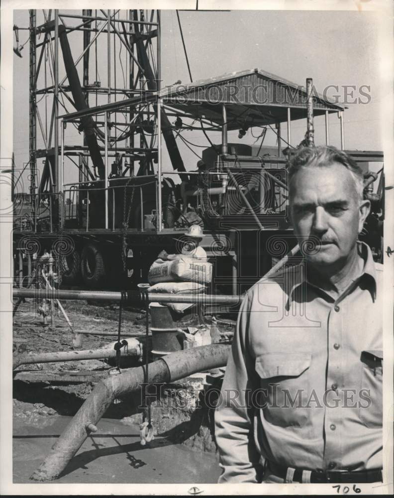 1951, Dr. Gerald Knight and Sheboygan County Drilling - mjc26415 - Historic Images