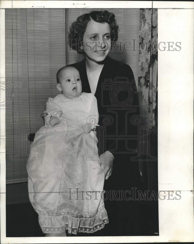 1941 Press Photo Mrs. David Graham &amp; her daughter Sherred Hume Smith - mjc26664- Historic Images