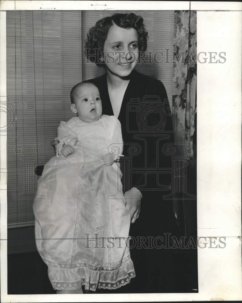 1941 Press Photo Mrs. David Graham & her daughter Sherred Hume Smith - mjc26664- Historic Images
