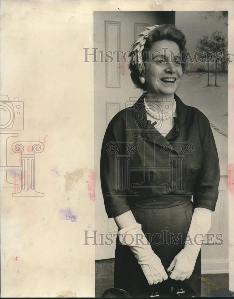 1959 Press Photo Mrs. David Graham Smith, Endowment leader. - mjc26672- Historic Images