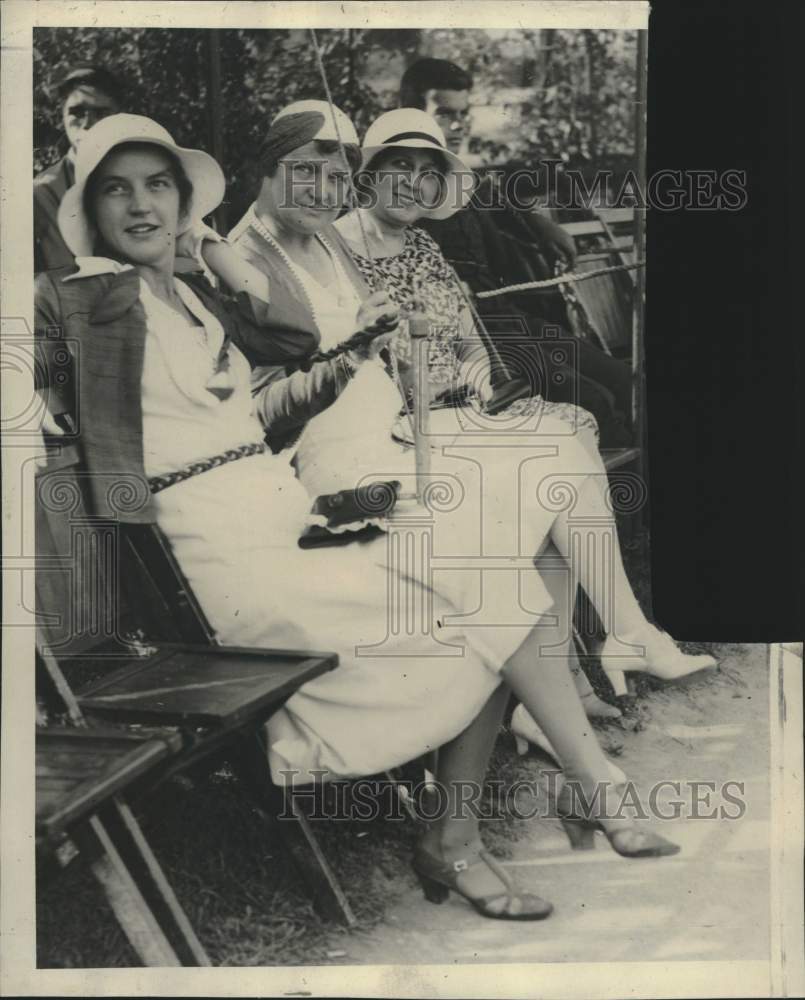 1931, Cynthia Wells and others at Town Club - mjc26752 - Historic Images