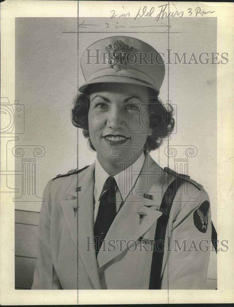 Press Photo Margaret Wiesner, U.S. Army Air Services - mjc26869 - Historic Images