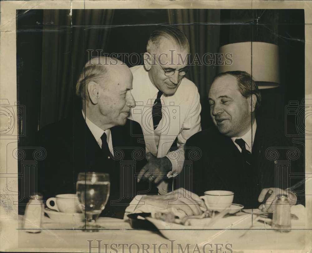 1938, Former Wisconsin Governor Albert G. Schmedeman & others - Historic Images