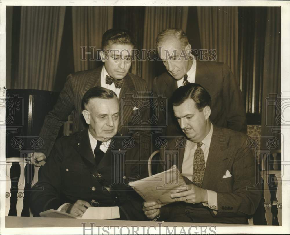 1941, Harold H. Seaman, Alex Miller, R.H. Ridgeway, E.J. Butler - Historic Images