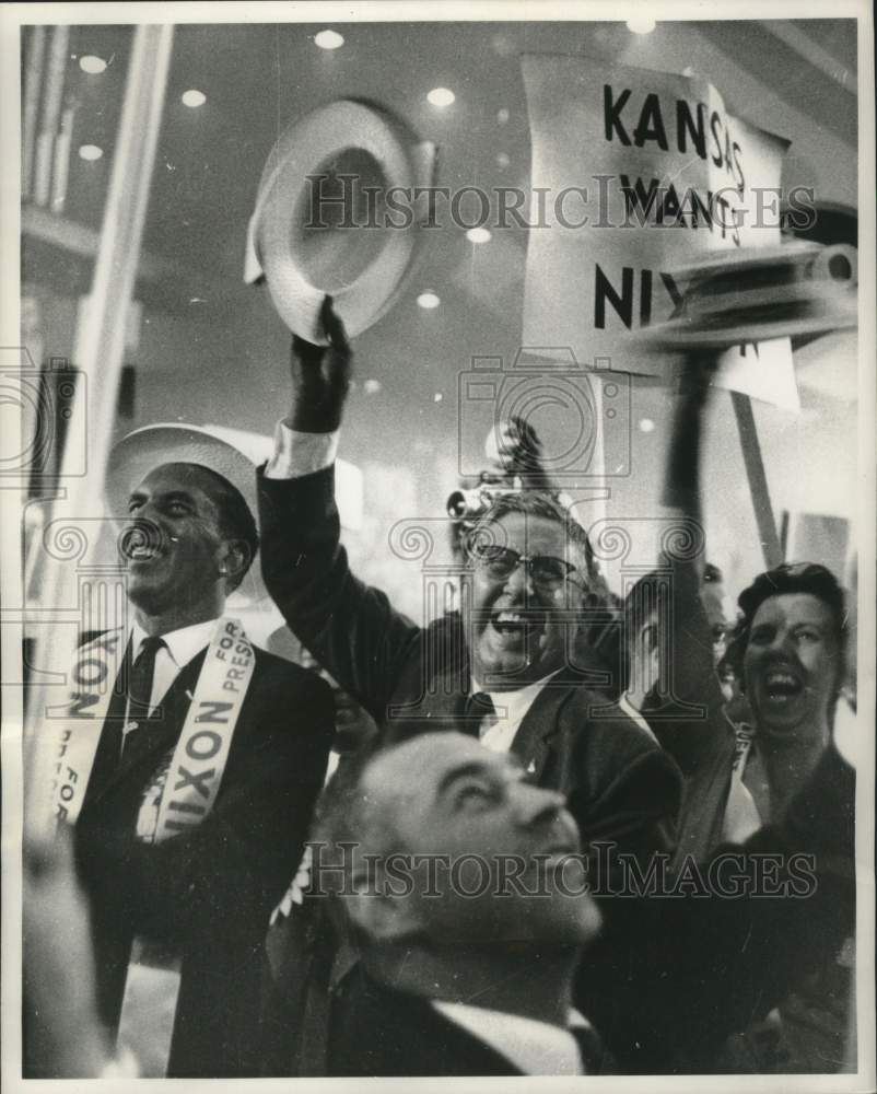 1960, Republican National Convention - Delegates Nominate Nixon - Historic Images