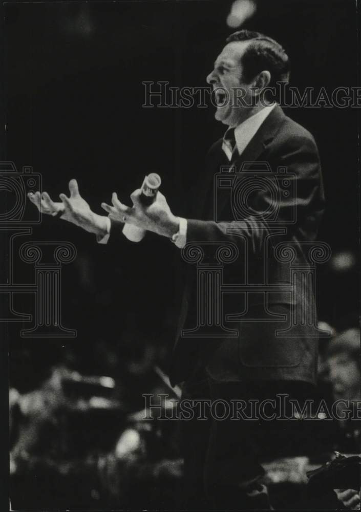 1978 Press Photo Marquette University - Basketball Coach Hank Raymonds - Historic Images