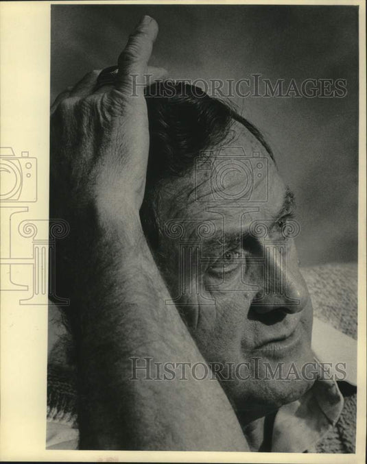 1984 Press Photo Marquette University - Hank Raymonds, Basketball Coach - Historic Images