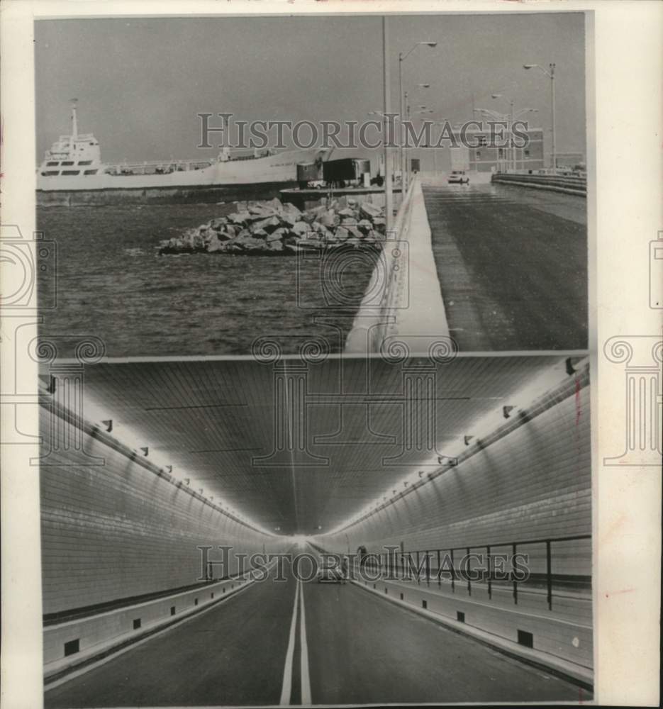 1964, Bridge-Tunnel Under Chesapeake Bay, Virginia - mjc27761 - Historic Images