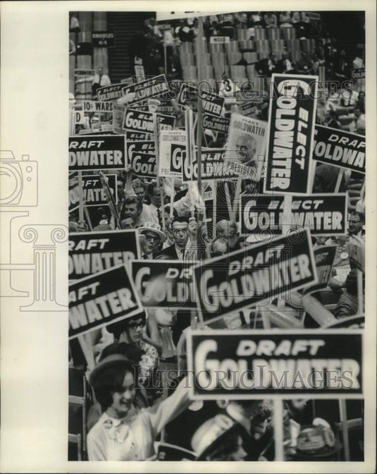 1964 Press Photo State Republican convention at the Arena in Milwaukee - Historic Images