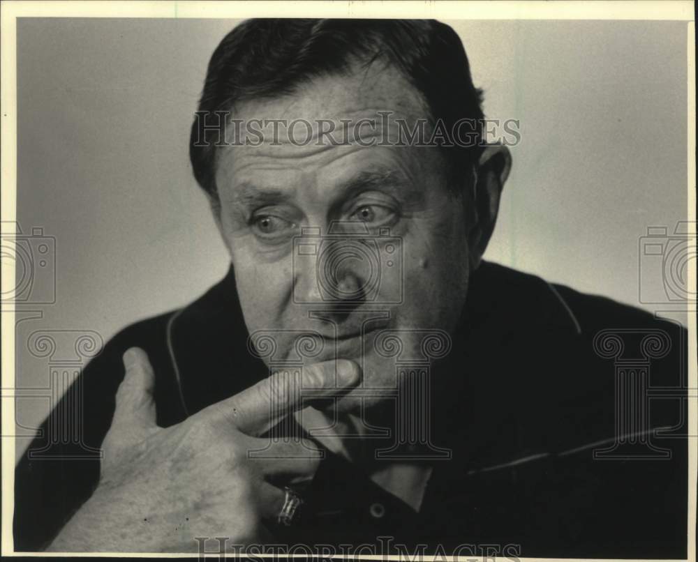 1986 Press Photo Basketball coach Hank Raymonds - mjc28011 - Historic Images