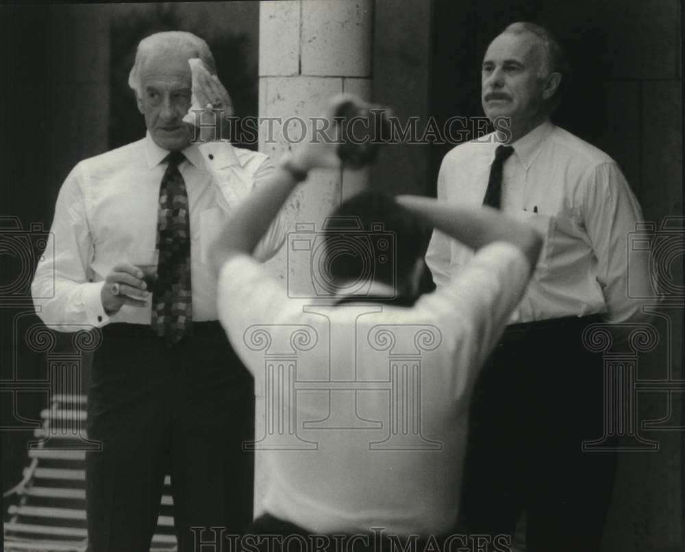 1993 Press Photo Bob Uecker, Milwaukee Brewers & others - mjc28140 - Historic Images