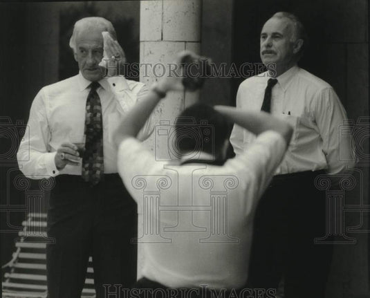 1993 Press Photo Bob Uecker, Milwaukee Brewers & others - mjc28140 - Historic Images