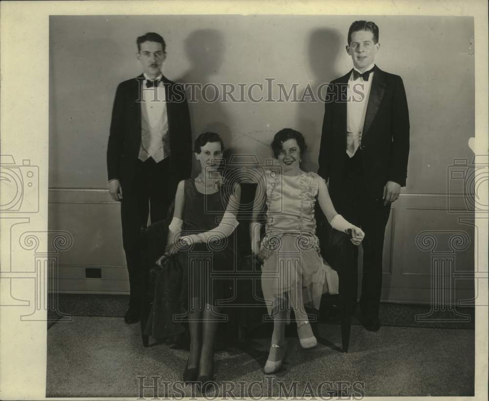 1930, Tom Meyhew, Ulary Test Kimball, Cynthia Wells, Gordon Kummer - Historic Images