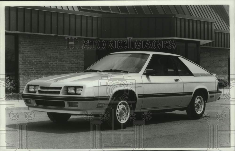 1984 Press Photo 1985 Plymouth Turismo Duster automobile - mjc28252 - Historic Images