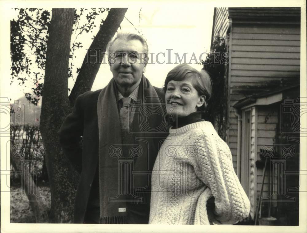 1979 Press Photo Actress Rachel Kempson and actor Michael Redgrave in England - Historic Images