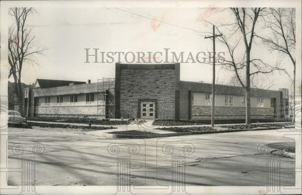 1956 Press Photo Superior Catholic Diocese chancery office building, Superior - Historic Images