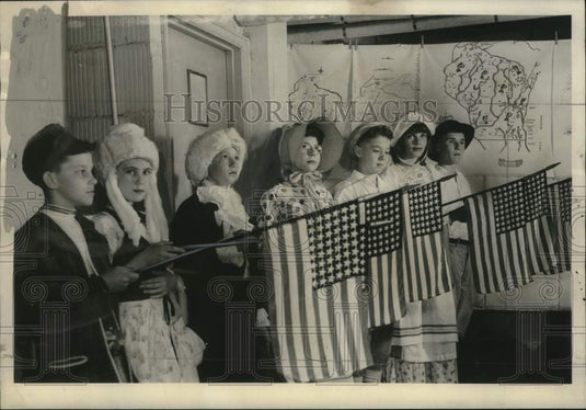 1948, Students representing countries at commencement, Sparta - Historic Images