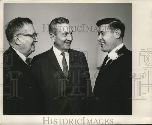 1963, Mayor Henry Maier, Mayor Louis J. Cutrer, & Louis J. Cutrer - Historic Images