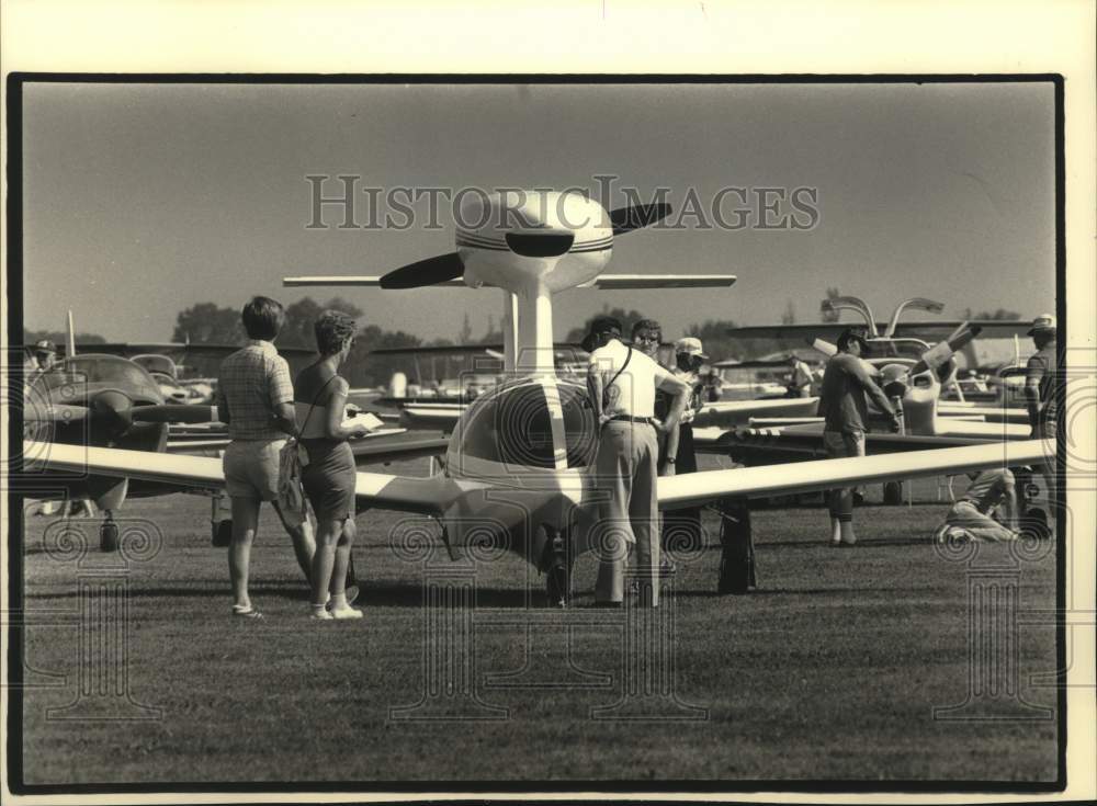 1986 Press Photo Experimental Aircraft Association Convention and Fly-in Oshkosh - Historic Images