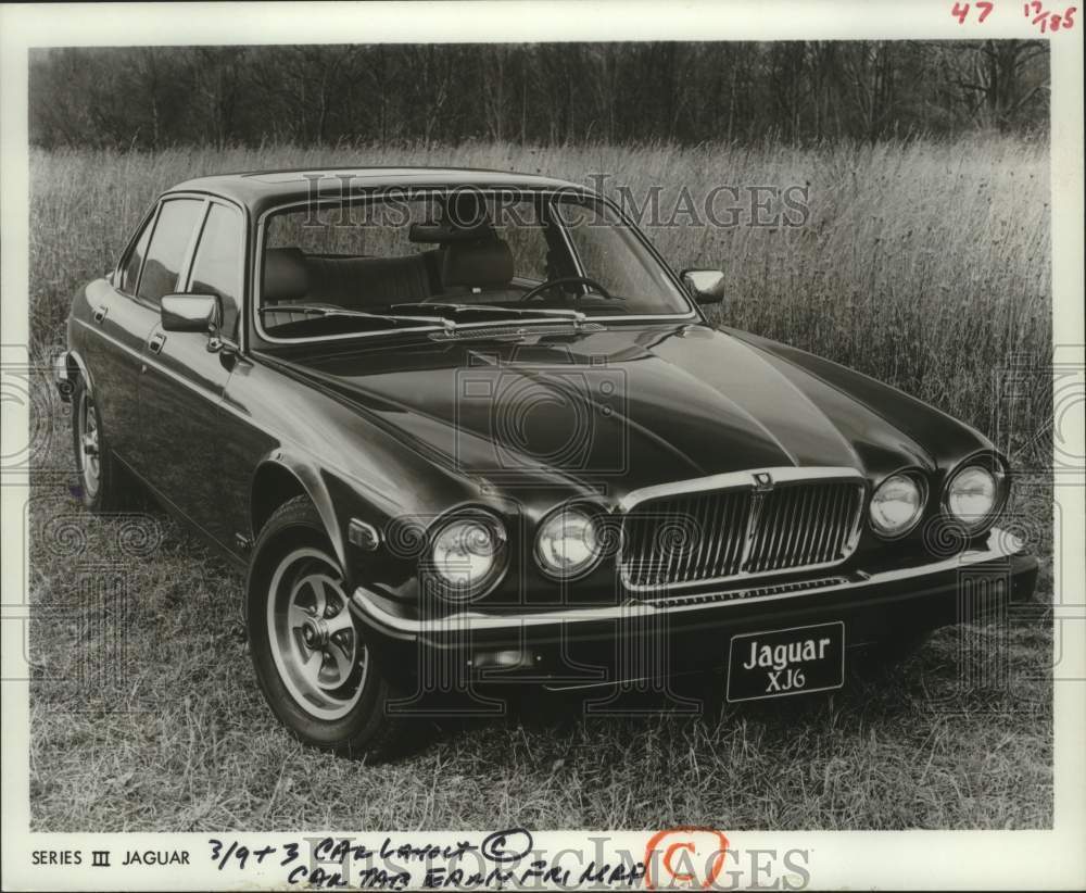 1981 Press Photo Jaguar Series III XJ6 England - mjc29158 - Historic Images