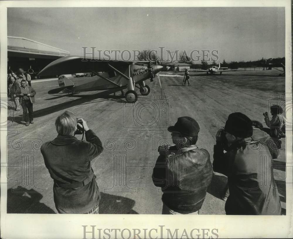 1977 Press Photo Spirit of St. Louis Replica Experimental Aircraft Association - Historic Images