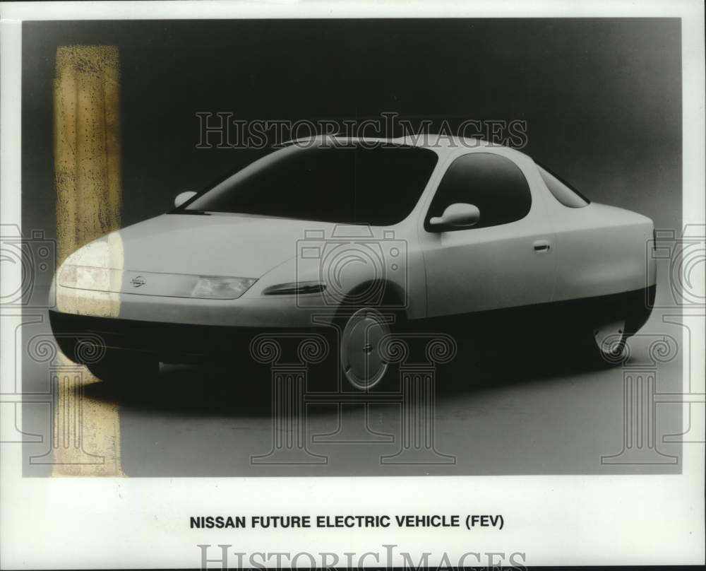 1992 Press Photo Nissan Future Electric Vehicle - mjc29288 - Historic Images