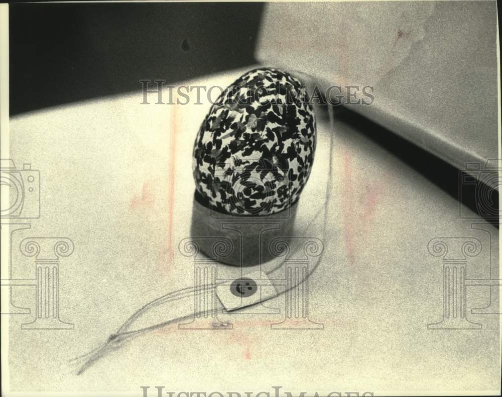 1992 Press Photo Painted Egg by Donna Powers - mjc29318 - Historic Images