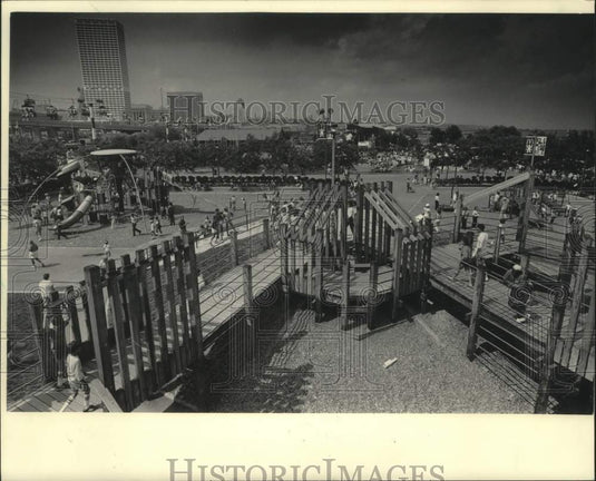 1985 Press Photo McDonald's Play Area at Summerfest - mjc29325 - Historic Images