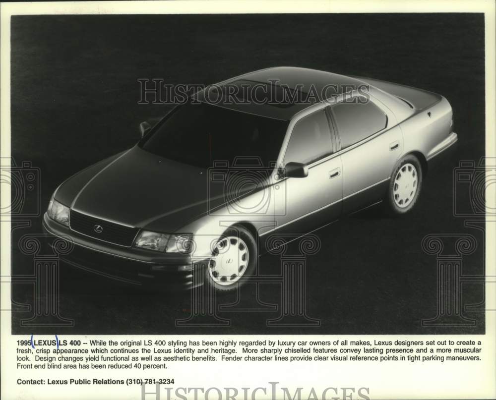 1995 Press Photo Lexus LS 400 four door - mjc29599 - Historic Images