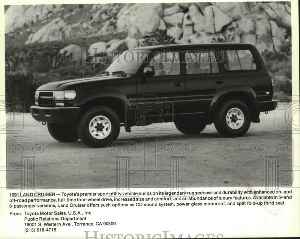 1991 Press Photo Toyota&#39;s Land Cruiser - mjc29600 - Historic Images