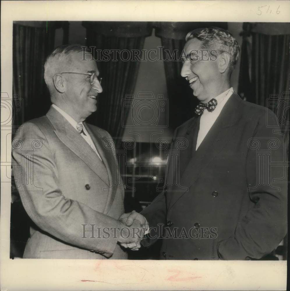 1949, President Truman &amp; Tom Clark, Supreme Court Associate Justice - Historic Images