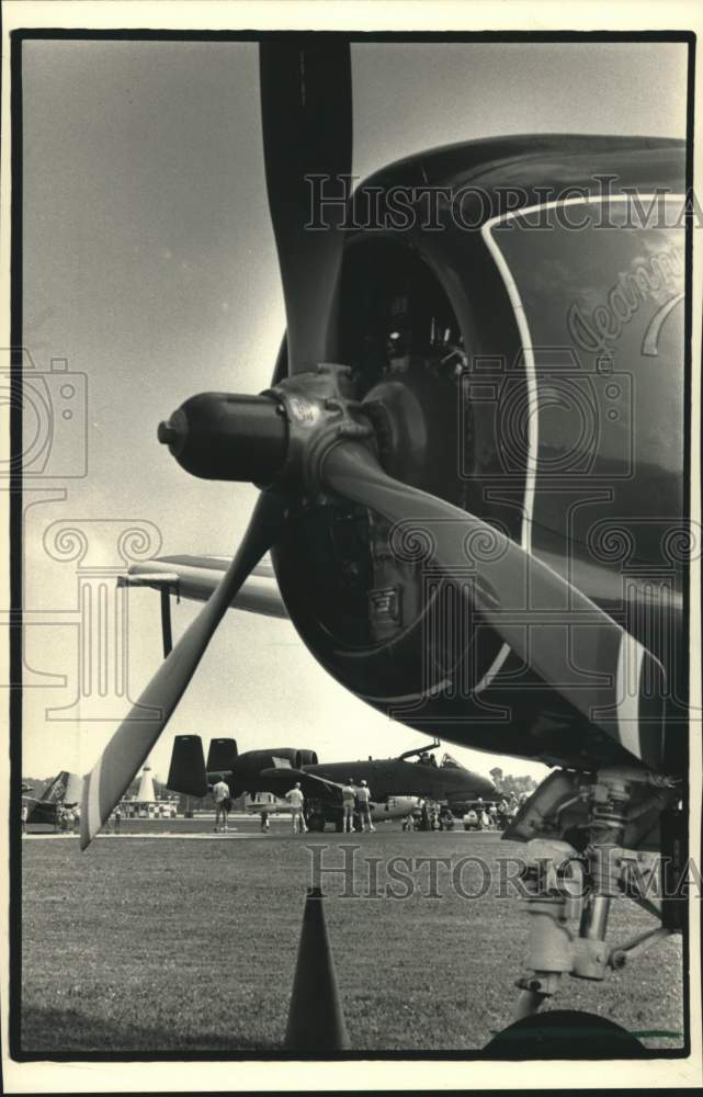 1986 Press Photo Experimental Aircraft Association Convention &amp; Fly-In, Oshkosh - Historic Images